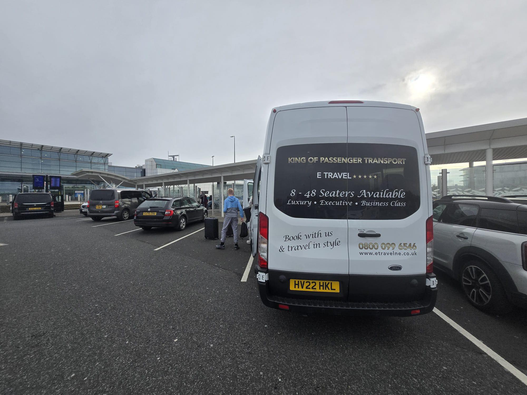 ETravel NE - Airport Transfers Darlington - Newcastle Airport Drop off